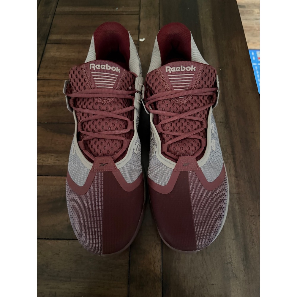 Reebok Nano X1 Mens Training Shoes Maroon Grey Speckled PT40 Sneakers - Picture 1 of 5